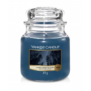 Świeca Yankee Candle A Night Under The Stars, średni słoik (411g)