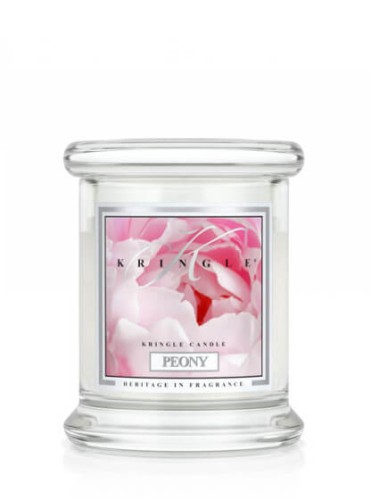 Świeca Kringle Candle Peony mini słoik (128g)