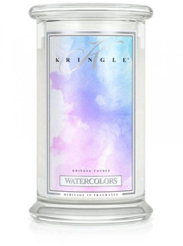 Świeca Kringle Candle Watercolors duży słoik (623g)