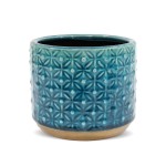 Osłonka ceramiczna 10,5 x 12 x 12 cm (turkusowa)