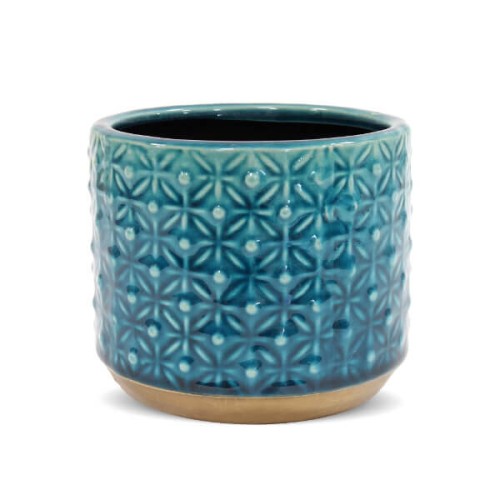 Osłonka ceramiczna 10,5 x 12 x 12 cm (turkusowa)