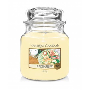 Świeca Yankee Candle Christmas Cookie, średni słoik (411g)