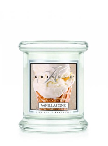 Świeca Kringle Candle Vanilla Cone mini słoik (128g)