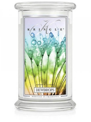 Świeca Kringle Candle Dewdrops duży słoik (623g)
