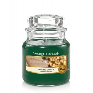 Świeca Yankee Candle Singing Carols, mały słoik (104g)