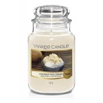 Świeca Yankee Candle Coconut Rice Cream, duży słoik (623g)