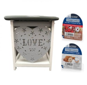 Kominek Love + 2 woski Yankee Candle
