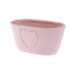 Osłonka ceramiczna 8,5 x 18 x 11 cm (różowa)