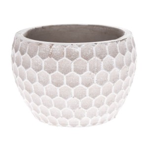 Osłonka betonowa 8,5 x 13 x 13 cm (beżowa, plaster miodu)