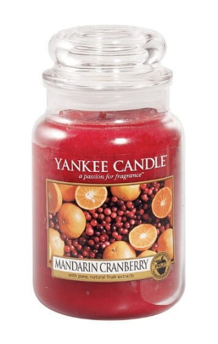 Świeca Yankee Candle Mandarin Cranberry duży słoik (623g)