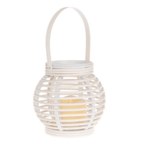 Lampion LED 13 x 14 x 14 cm (biały)