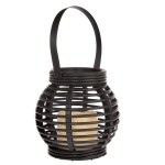Lampion LED 13 x 14 x 14 cm (brązowy)